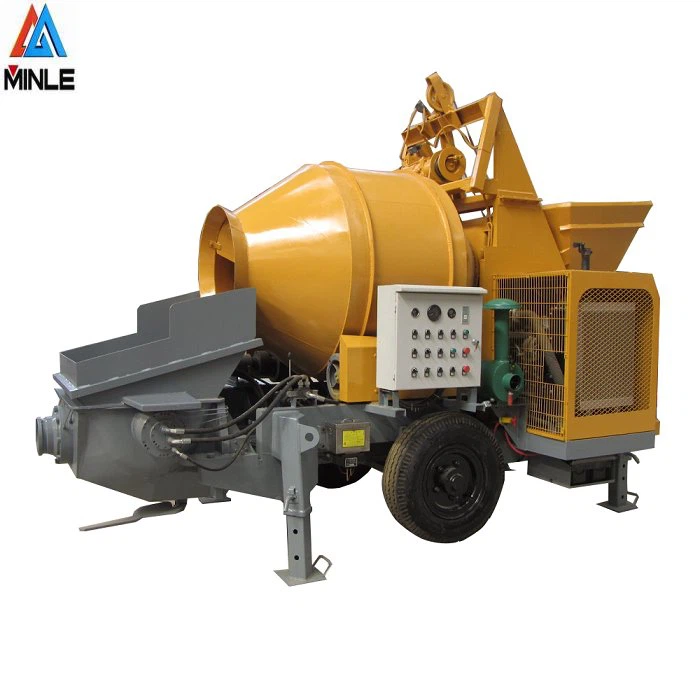 Portable Diesel Concrete Mixer With Pump
